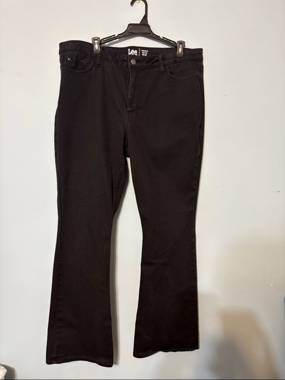 Lee Women's Black Flare Jeans